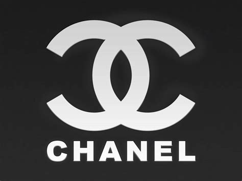 chanel logo on black